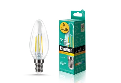 CAMELION (13452) LED7C35FL/830/E14