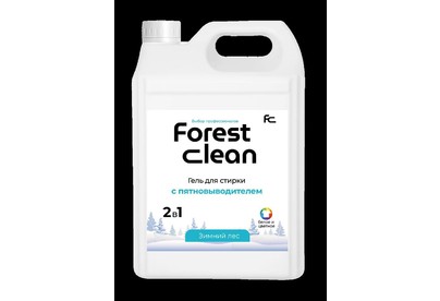 FOREST CLEAN 2в1 Гель для стирки белья с ПЯТНОВЫВОДИТЕЛЕМ 