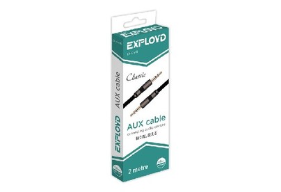 EXPLOYD EXK635 AUX Jack 3,5mm (M)  Jack 3,5mm (M) 2M чёрный