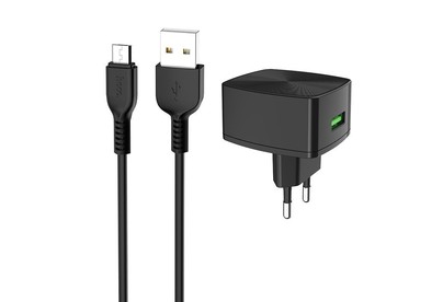 HOCO (6931474706645) C70Am Black + кабель MICRO USB