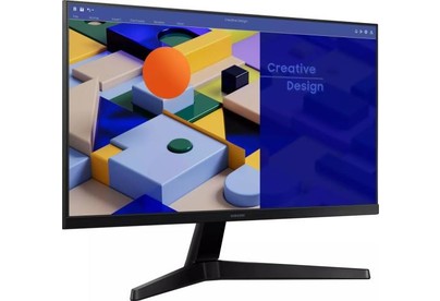 SAMSUNG Монитор 24 S24C314EAU черный IPS LED 5ms 16:9 HDMI полуматовая 250cd 178гр/178гр 1920x1080 75Hz FreeSync VGA FHD 2.8кг