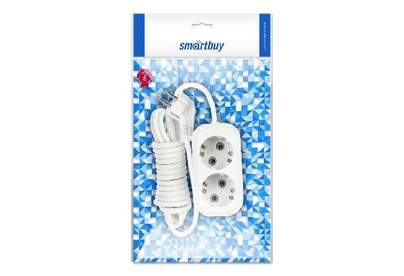 SMARTBUY (SBE16203Z) 2 гнз х 3,0 м (16А/3.5кВт, ПВС 3х1.0)