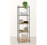 ЗМИ Стеллаж Валенсия 15 W (VALENCIA 15 W Shelf rack) черный СТВ15Д Ч