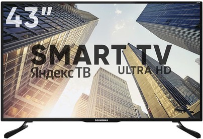 SOUNDMAX SMLED43M03SU UHD SMART Яндекс