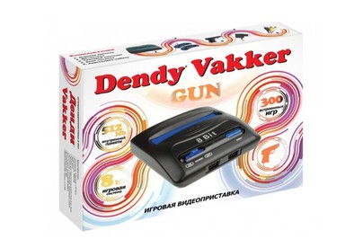 DENDY Vakker [300 игр] + световой пистолет