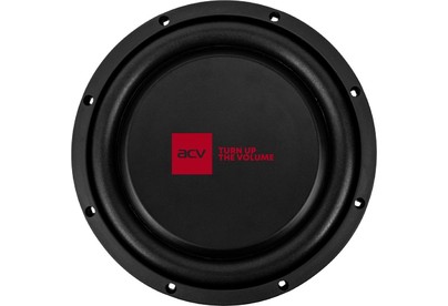 ACV SW10D2F SLIM 25см/RMS 300Wt/2+2Om/SPL 87дБ