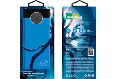 MORE CHOICE (4610196406751) PB4020  20000mAh Blue