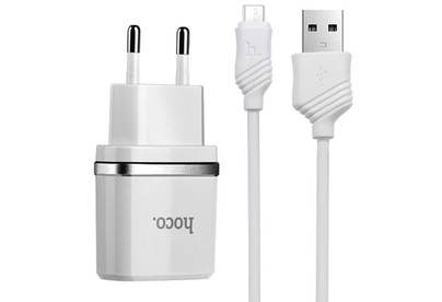 HOCO (6957531047742) C11 1USB 1A MICRO USB 1м белый