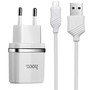 HOCO (6957531047742) C11 1USB 1A MICRO USB 1м белый