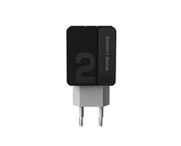 MORE CHOICE (4627151191911) NC46i 2USB 2.4A для Apple 8pin 1м Black Grey