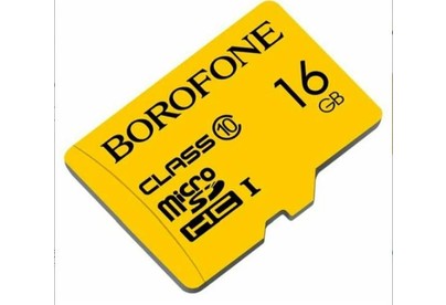 BOROFONE (6931474701220) 16GB MicroSD Class 10 Yellow