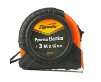 SPARTA Рулетка Elastica, 3 м х 16 мм, обрезиненный корпус 31311