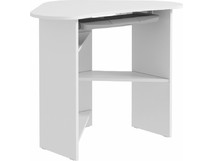 BONMEBEL КС800 угловой (полка под клавиатуру заказывается отдельно) белый (1 пак.)