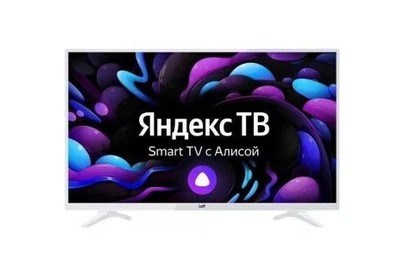 LEFF 40F541T FHD SMART Яндекс белый