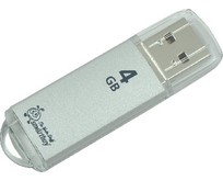 SMARTBUY (SB4GBVCS) 4GB VCUT SILVER