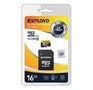 EXPLOYD MicroSDHC 16GB Class10 UHS1 ELITE + адаптер SD (45 MB/s) [EX016GCSDHC10UHS1ElU1]