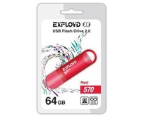 EXPLOYD 64GB 570 красный [EX64GB570Red]