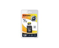 EXPLOYD MicroSDXC 128GB Class10 + адаптер SD (45MB/s) [EX128GCSDXC10UHS1ElU1]