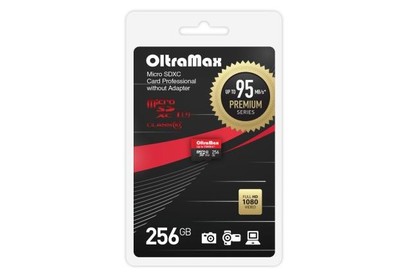 OLTRAMAX MicroSDXC 256GB Class 10 UHS1 Premium (U3) [OM256GCSDXC10UHS1PrU3 w]