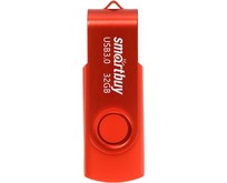 SMARTBUY (SB032GB3TWR) UFD 3.0/3.1 032GB Twist Red красный