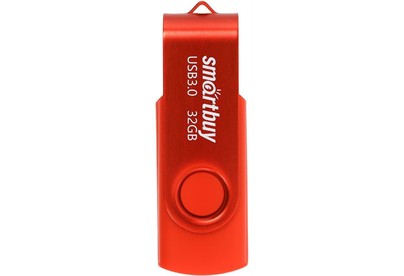 SMARTBUY (SB032GB3TWR) UFD 3.0/3.1 032GB Twist Red красный