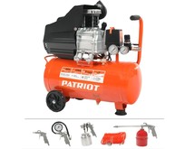 PATRIOT 525306366 EURO 24 240K Компрессор поршневой масляный