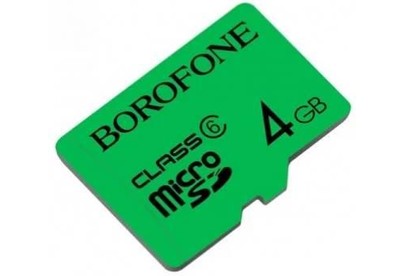 BOROFONE (6931474701206) 4GB MicroSD Class 6 Red