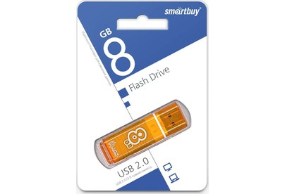 SMARTBUY (SB8GBGSOr) 8GB GLOSSY SERIES ORANGE