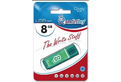 SMARTBUY (SB8GBGSG) 8GB GLOSSY SERIES GREEN