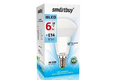 SMARTBUY (SBLR500640KE14A) 6W/4000/E14