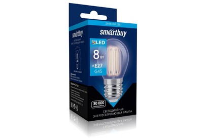 SMARTBUY (SBLG45F840KE27) 8W/4000/E27