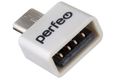 PERFEO (PF_C3005) USB на TypeC c OTG (PFVIO008 White) белый