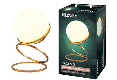 RITTER 52749 1 RACEMO G9 металл, золото