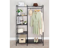 ЗМИ Гардеробная система Валенсия 1 (VALENCIA 1 clothes rack) (Черный) ГСВ1 Ч