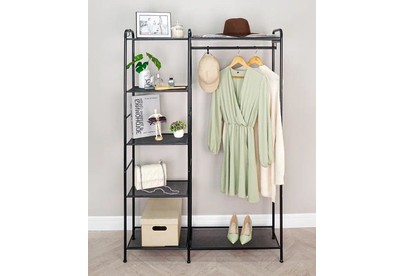 ЗМИ Гардеробная система Валенсия 1 (VALENCIA 1 clothes rack) (Черный) ГСВ1 Ч