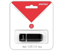 SMARTBUY (SB8GBQZK) 8GB QUARTZ SERIES BLACK