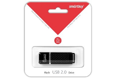 SMARTBUY (SB8GBQZK) 8GB QUARTZ SERIES BLACK