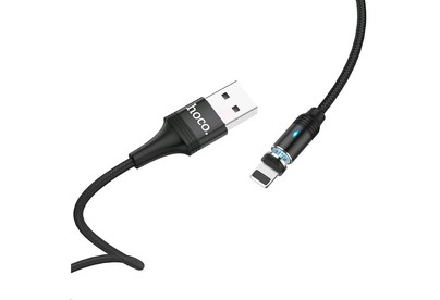 HOCO (6931474716705) U76 USB (m)  8 Pin (m) 1.2m  черный