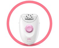 BRAUN S1 SE 1176 White Silkepil