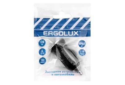 ERGOLUX (15105) ELXCA01PC02 12В черный