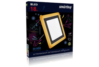 SMARTBUY (SBLSqDLB1865KO) 18w/6500K+O