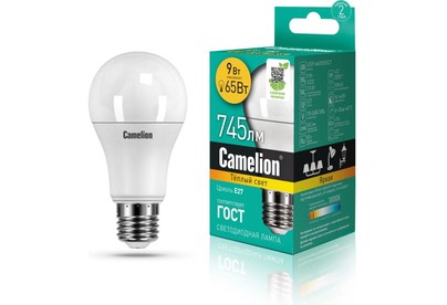 CAMELION (15065) LEDRB/9A60/830/E27