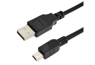 REXANT (1811312) КАБЕЛЬ USB (ШТ. MINI USB  ШТ. USB A) 0.2 МЕТРА, ЧЕРНЫЙ