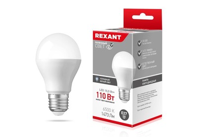 REXANT (604010) A60 15,5 ВТ E27 1473 ЛМ 6500 K