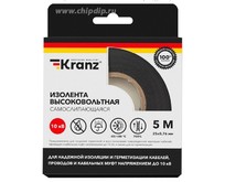 KRANZ (KR092510) 0.76Х25 ММ, 5 М, ЧЕРНАЯ