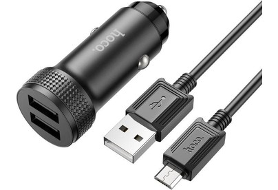 HOCO (6931474795649) Z49 2USB 2.4A для micro USB черный