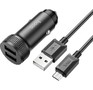 HOCO (6931474795649) Z49 2USB 2.4A для micro USB черный