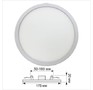 ECOLA DARV15ELC LED DOWNLIGHT (50160MM) 15W/4200K 175X20