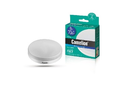 CAMELION (13614) LED8GX53/865/8Вт