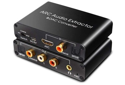 REXANT (176904) КОНВЕРТЕР YPBPR + SPDIF / TOSLINK НА HDMI, МЕТАЛЛ